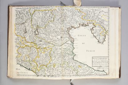 null 
CARTOGRAPHY - Collection of maps, mainly by Jaillot, 2 volumes in-folio, full...