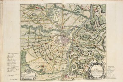 null 
CARTOGRAPHY - Collection of maps, mainly by Jaillot, 2 volumes in-folio, full...