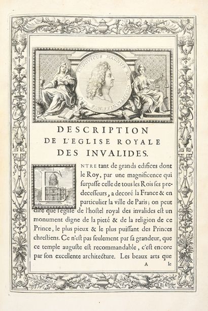 [FÉLIBIEN, Jean-François] Description de l'Eglise royale des Invalides
P., Imp. de...