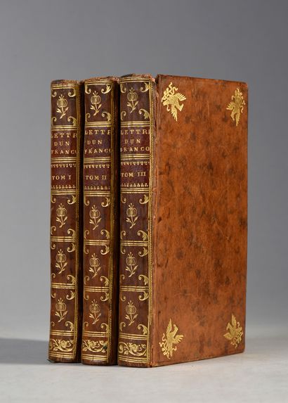 [LE BLANC, Jean-Bernard] Lettres d'un François
The Hague, J. Neaulme, 1745. 3 vols....