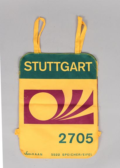 null Chasuble officielle pour les matchs de la Coupe du Monde 1974 joués à Stuttgart....