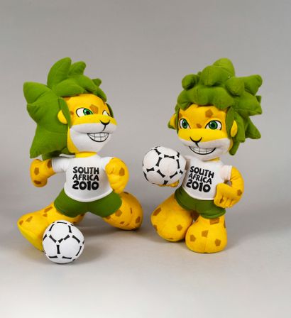 null Mascottes officielles «Zakumi» pour la Coupe du Monde 2010 en Afrique du Sud....