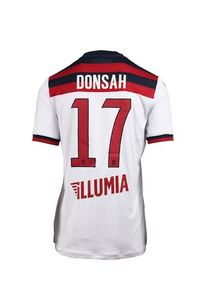 null Godfred Donsah. Milieu de terrain. Maillot N°17 du Bologne FC porté lors de...