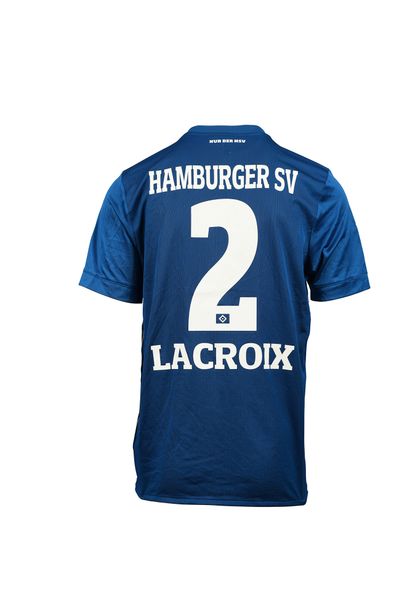 null Léo Lacroix. Défenseur. Maillot N°2 du Hambourg SV porté lors de la saison 2018-2019...