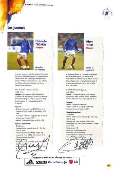 null Guide médias de l'Équipe de France pour la Coupe du Monde 2002 en Corée et au...