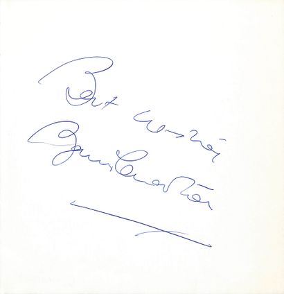 null Bobby Charlton. Autographe original du vainqueur de la Coupe du Monde 1966 avec...