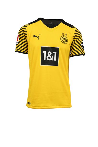 null Erling Haaland. Attaquant. Maillot N°9 du Borussia Dortmund pour la saison 2021-2022...