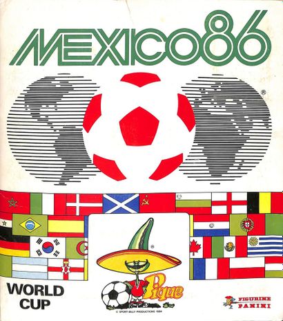 null Album Panini. «Mexico» 86» pour la Coupe du Monde au Mexique. Complet de ses...