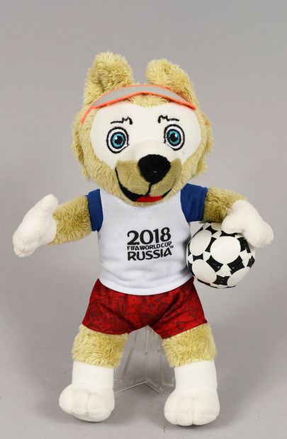 null Mascotte officielle «Zabivaka» pour la Coupe du Monde 2018 en Russie. Victoire...