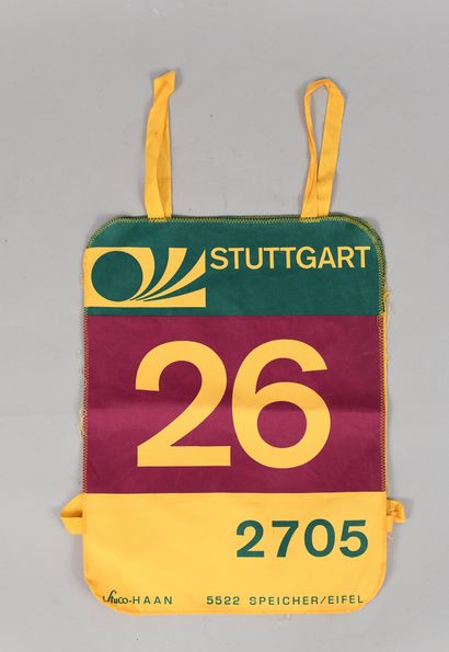 null Chasuble officielle pour les matchs de la Coupe du Monde 1974 joués à Stuttgart....