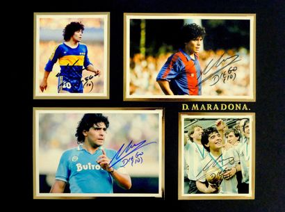 Diego Maradona. Autographes authentiques...