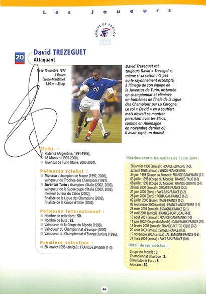 null Guide médias de l'Équipe de France pour le Championnat d'Europe 2004 au Portugal...
