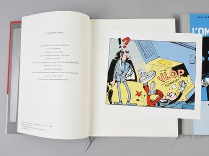 null FRANQUIN. Spirou. Set of two Laurent Hennebelle Deluxe prints large size 30x40...