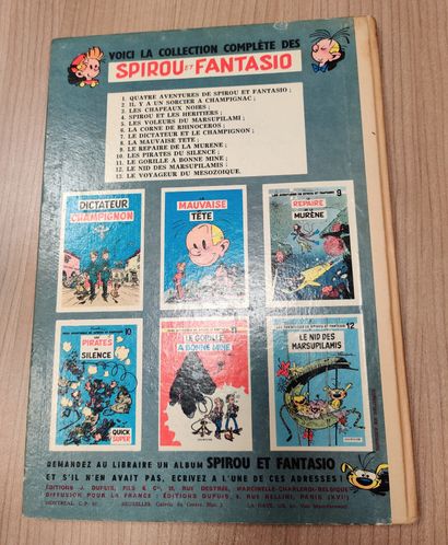 null 
Albums éditions originales. FRANQUIN / GIRAUD / HUBINON. 
Franquin - Spirou...