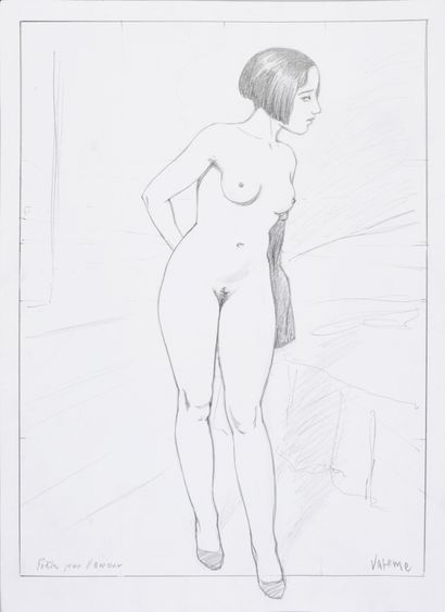 null VARENNE, Alex ( 1939-2020)

Ready for love. Erotic illustration in pencil on...