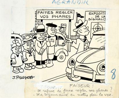 null PRUVOST, Jacques (1901-1984)

Ensemble de trois dessins de presse à l'encre...