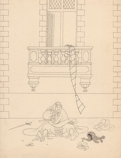null DUBOUT, Albert (1905-1976)

The fall of the balcony. 

India ink on paper. Dimensions...
