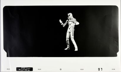 null TRON (Disney Studios, 1982) Original print for the movie Tron, from an animation...