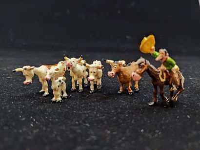 MORRIS/PIXI MORRIS / PIXI 

Collection Mini & ville Lucky Luke 

Troupeau Longhorns...
