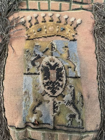 null Habsburg coat of arms purse, early nineteenth century, silk knit purse, both...