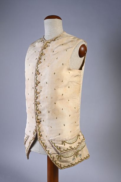 Embroidered vest, Louis XVI period, vest...