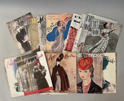 null L'Art et la Mode, 1939-1968, 50 monthly issues in color in discontinuous succession...