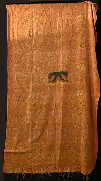 Long cashmere shawl, circa 1850 (?), long...