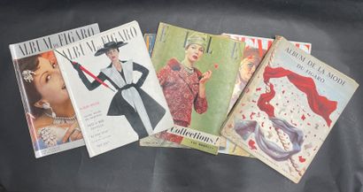 null Réunion de magazines de mode féminine, 1900 - 1990 environ, 22 numéros dont...