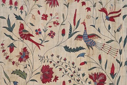 null Embroidered hanging, probably Gujarat, India for export, late eighteenth - early...