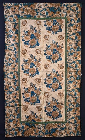 Two pairs of curtains in Indian, circa 1830,...