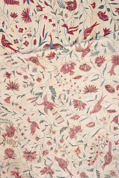 null Embroidered hanging, probably Gujarat, India for export, late eighteenth - early...
