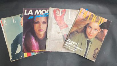 null Réunion de magazines de mode féminine, 1900 - 1990 environ, 22 numéros dont...