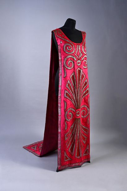 null Antique dress for the show or a cross-dressing ball, circa 1920-1930, tunic...