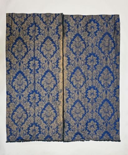 Pair of Regency style curtains, circa 1930-1940,...