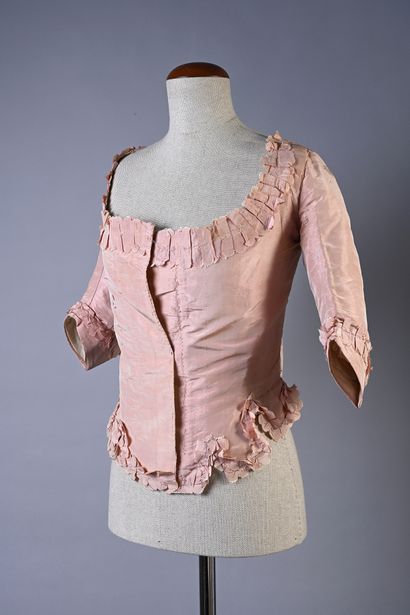 null English dress bodice, Louis XVI period, whalebone bodice with three-quarter...