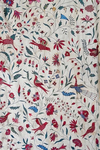 null Embroidered hanging, probably Gujarat, India for export, late eighteenth - early...