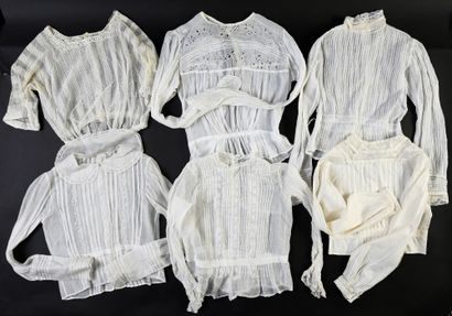 null Embroidered and lace bodices and lingerie, late nineteenth and early twentieth...
