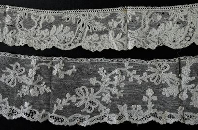 null Borders and document, Alençon and Venice network, needlework, 1730-1760.

Two...