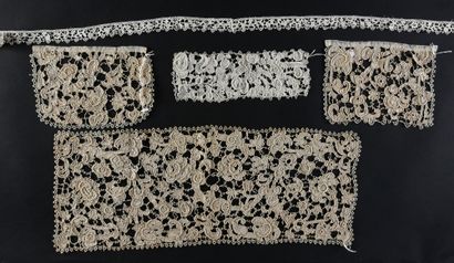 null Needlepoint lace, Venice, Italy, 2nd half of the 17th century.

Four documents...