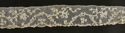 null Engageante, bottom of bonnet and barbs, Alençon, needle, about 1760-80.

A bottom...