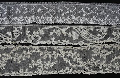 null Alençon lace keel and border, needlepoint, circa 1750-70.

A long keel and a...