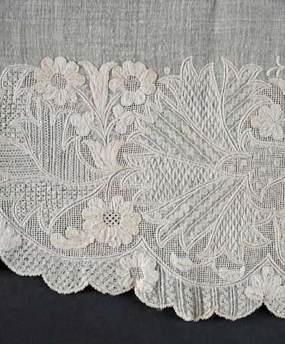 null Engageantes, Dresden embroidery, Germany, mid-18th century.

A pair of finely...