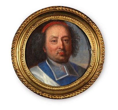 Ecole française du début du XVIIIème siècle Portrait du cardinal Pierre-Armand du...