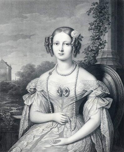 null Marie, duchesse de Wurtemberg, née princesse d'Orléans (1813-1839). Gravure...
