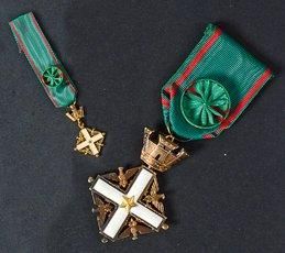 null Ordre Nationale du Mérite (Italie). Modèle de Grand officier, en vermeil et...