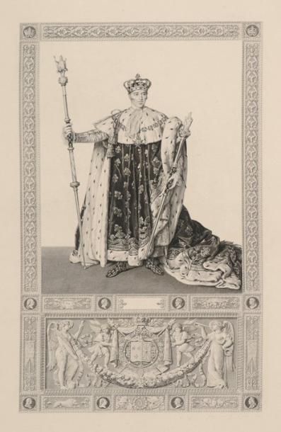 null Sacre de Charles X. Belle gravure signée Lignon datée 1830, le représentant...