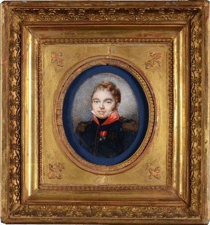 Ecole française du début du XIXe siècle Portrait en buste de Charles- Ferdinand duc...