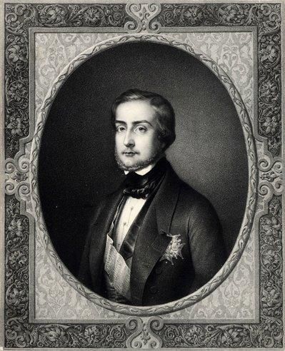 null Henri V, comte de Chambord (1820-1883). Portrait lithographique le représentant...