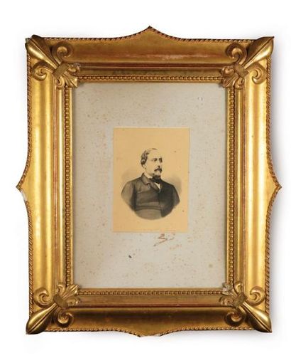 null Henri V, comte de Chambord (1820-1883). Portrait photographique d'après une...