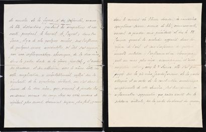 VIATCHESLAV CONSTANTINOVITCH, PRINCE DE RUSSIE (1864-1879). Pièce manuscrite établie...